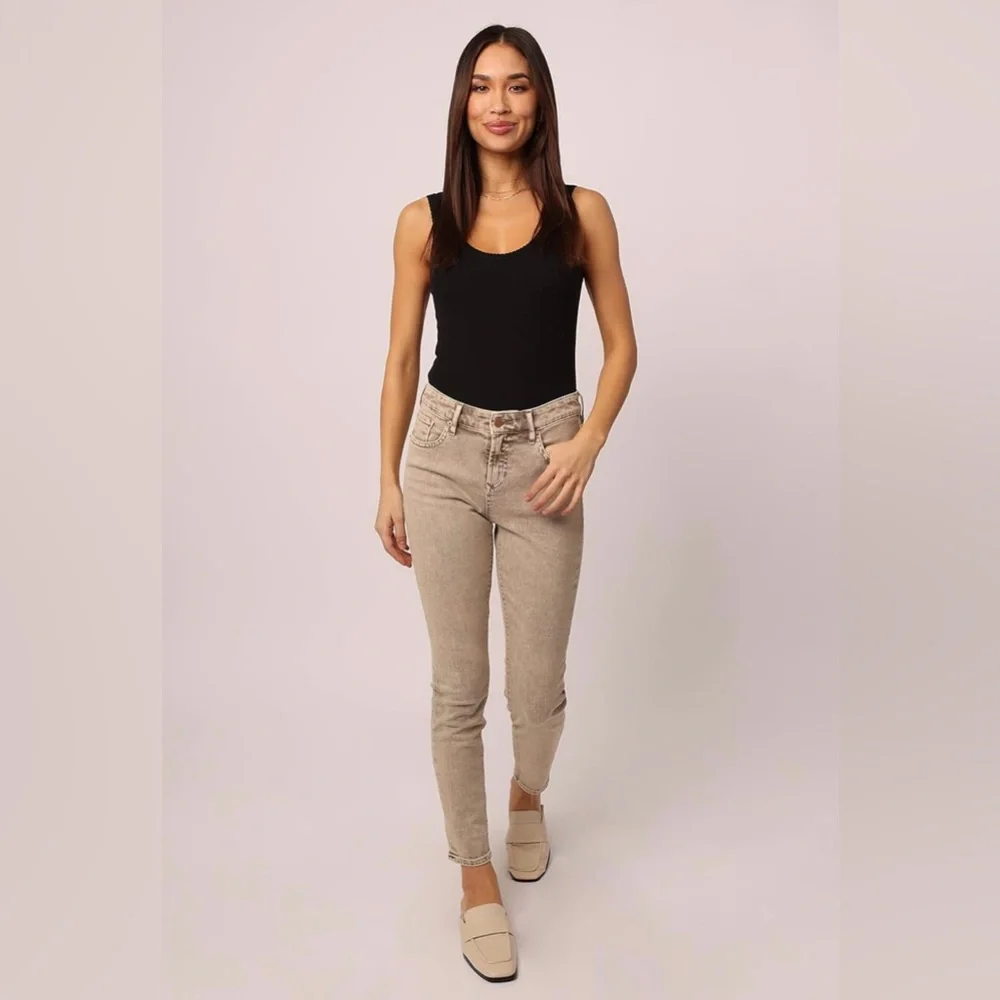 Dear John Gisele skinny micro corduroy jeans, size 27, like new, color: biscotti - Picture 1 of 6